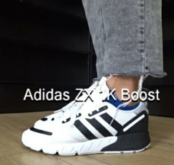Adidas ZX 1K Boost Sneakers NEW - Picture 2 of 10
